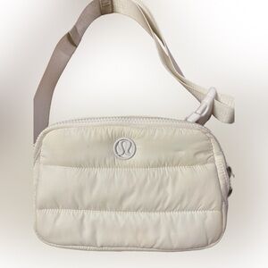Lululemon Cream Crossbody Bag